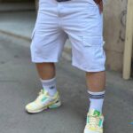 شلوارک کتان وارداتی