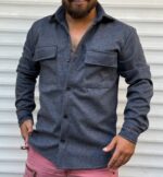 پیراهن پارچه فوتر ضخیم - Image 4