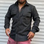 پیراهن پارچه فوتر ضخیم