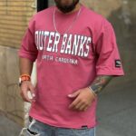 تیشرت پارچه دورس دو نخ باکسی