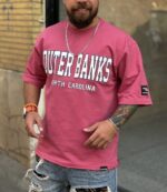 تیشرت پارچه دورس دو نخ باکسی