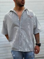 پیراهن نخ اندیگو گلدوزی - Image 3