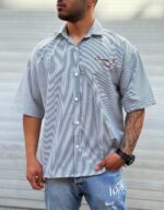 پیراهن نخ اندیگو گلدوزی - Image 5