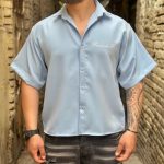 پیراهن باکسی پارچه دبل